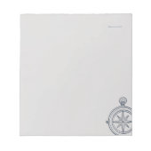 Compass-Midnight Catographer-Minimalist ノートパッド (正面)