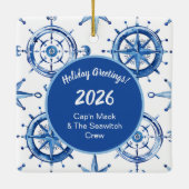 Compass Rose セラミックオーナメント (裏面)