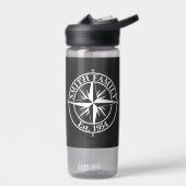 Compass star monogram personalizableエンブレム ウォーターボトル (左面)