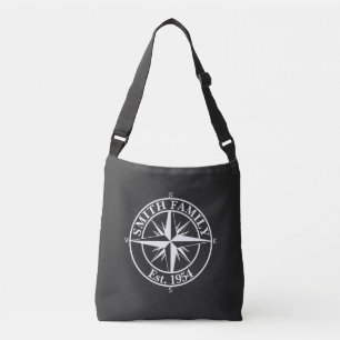 Compass star monogram personalizableエンブレム クロスボディバッグ
