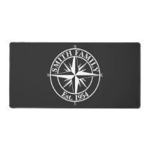 Compass star monogram personalizableエンブレム