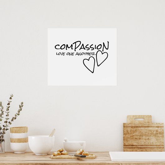 ComPassionがお互いを愛し合う ポスター (キッチン)