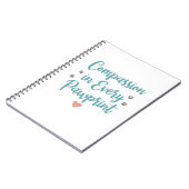 Compassion in Every Pawprint – Vet Tech ノートブック (左側)