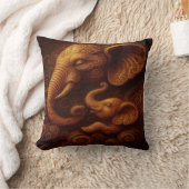 Compassionate Elephants  クッション (ブランケット)