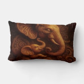 Compassionate Elephants ランバークッション (裏面)