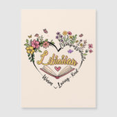 Compassionate Librarian -フローラハートデザイン (正面)