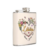 Compassionate Librarian -フローラハートデザイン フラスク (右)