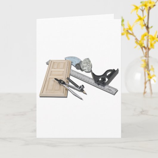 CompassRulerDoorKnobTools021411 カード (黄色い花)