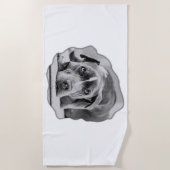 Compation in Calm ビーチタオル (正面)