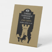 Competitive Chess Players Award 台座サイン (正面)