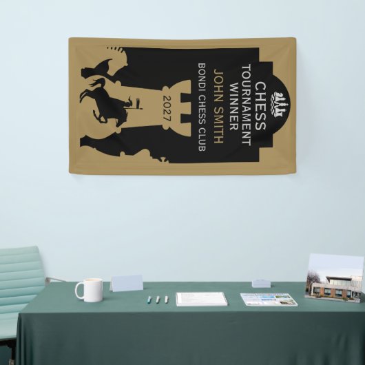 Competitive Chess Players Award 横断幕 (トレードショー)