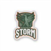 Competitive Gaming Desert Storm Eagle Logo Gaming シール (正面)