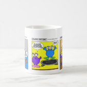 Comphy Critterzの漫画のマグ#2 コーヒーマグカップ (中央)