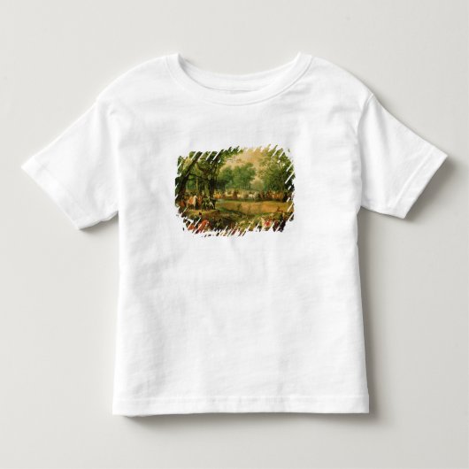 Compiegneの森林の狩りのナポレオン、1811年 トドラーTシャツ (正面)