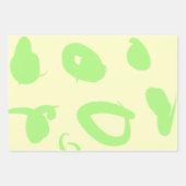 Complementary color set Wrapping Paper flat sheets ラッピングペーパーシート (正面)