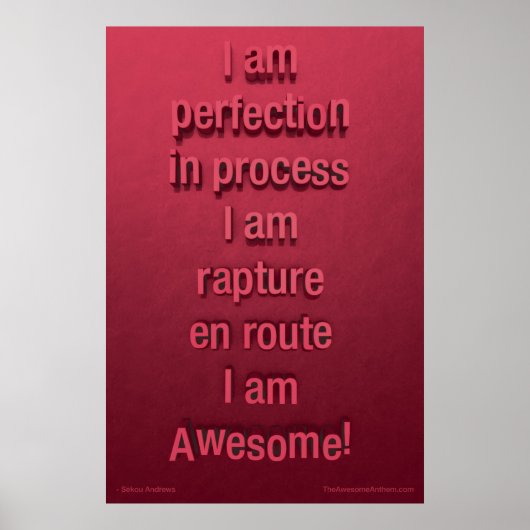 「COMPLEMENTS」ポス素晴らしター(自信) ポスター (正面)