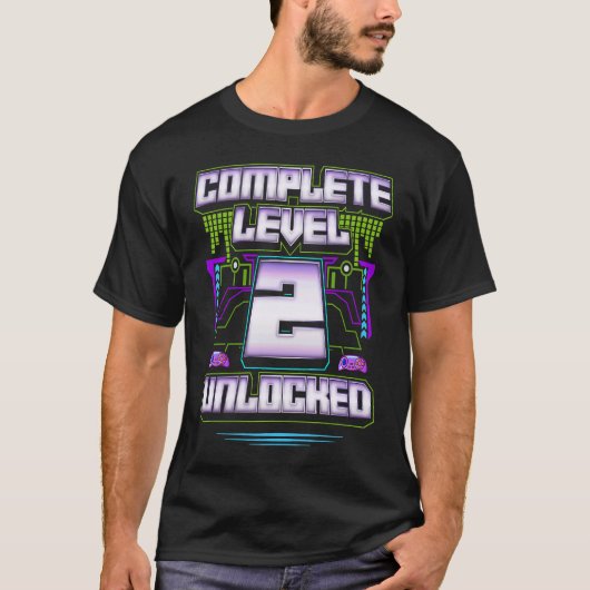 Complete Level 2ロック解除された2歳誕生日G Tシャツ (正面)