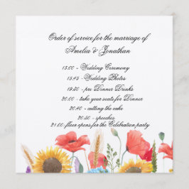 Completely Customisable Program/ Order of servie プログラム