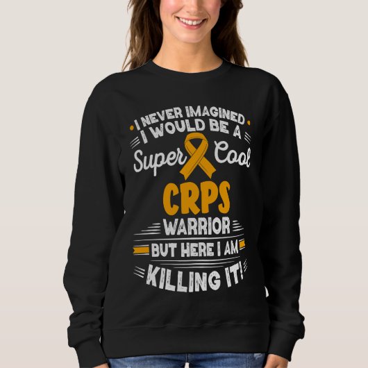 Complex Regional Pain Syndrome Cool CRPS Warrior C スウェットシャツ (正面)
