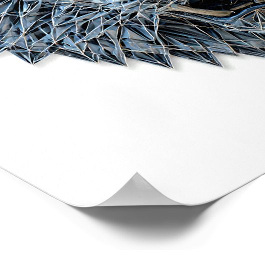 Complex Royal Symbolism: Regal Lion Head ポスター (角)