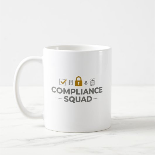 Compliance Squad – Legal Team コーヒーマグカップ (左)