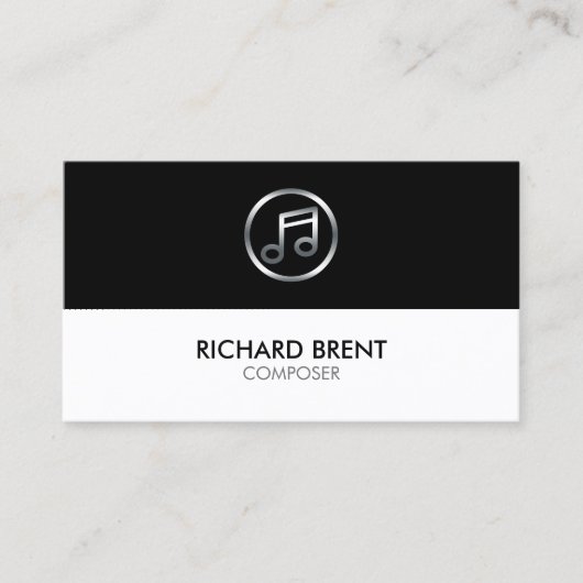 Composerミュージックミュージシャン 名刺 (正面)