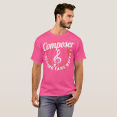 Composer保's Ears Happyミュージシャンクラシカル Com Tシャツ (正面フル)