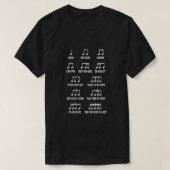 Composer Rhythm Music Gift Bach Mozart Beethoven C Tシャツ (デザイン正面)