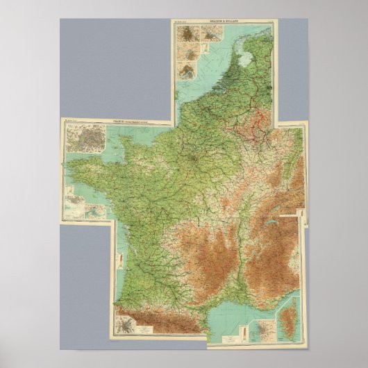 Composite France, Belgium, Holland ポスター (正面)