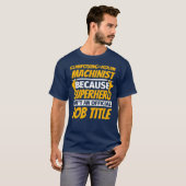 COMPOSITINGROOM MACHINISTユーモアおもしろいギフト Tシャツ (正面フル)