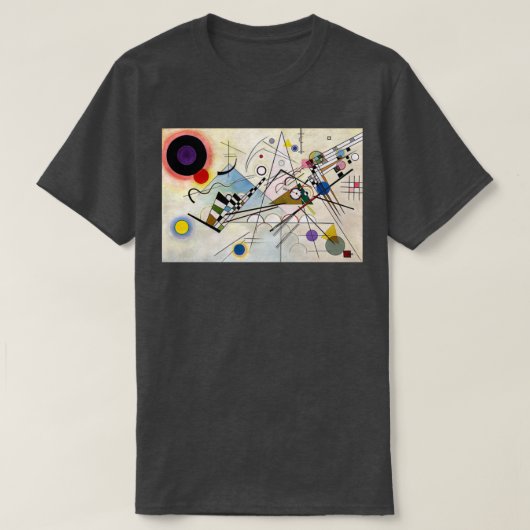 Composition 8 by Vasily Kandinsky Tシャツ (デザイン正面)