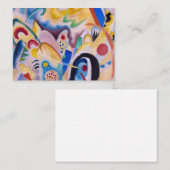 Composition in yellow, 1923 by Wassily Kandinsky ノートカード (正面/裏面)