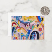 Composition in yellow, 1923 by Wassily Kandinsky ノートカード (正面/裏面インサイチュ)