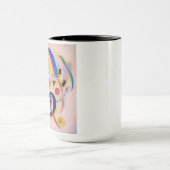 Composition in yellow, 1923 by Wassily Kandinsky マグカップ (中央)