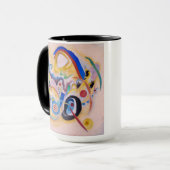 Composition in yellow, 1923 by Wassily Kandinsky マグカップ (正面左)