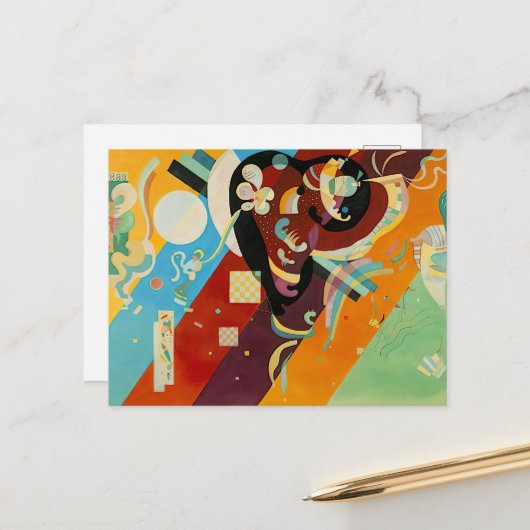 Composition IX, Wassily Kandinsky ポストカード (正面/裏面インサイチュ)