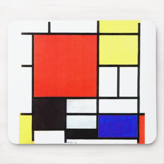 Composition , Mondriaan マウスパッド (正面)