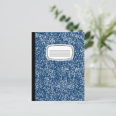 composition notebook ポストカード (スタンド正面)