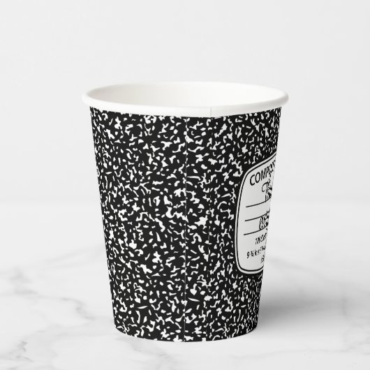Composition Notebook Party Cups – Disposable Cups 紙コップ (右)