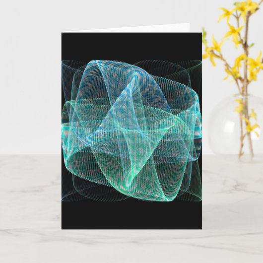 Composition of Curves 1 カード (黄色い花)