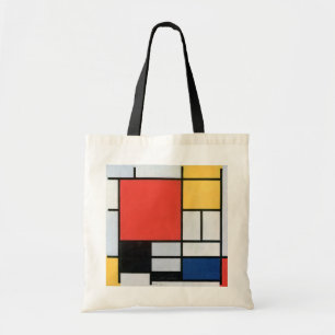 Composition Red, Yellow, Blue, Black, Mondrian トートバッグ
