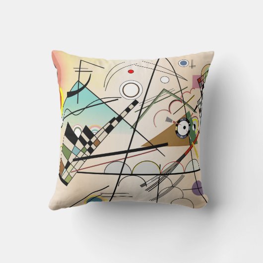 Composition VIII by Wassily Kandinsky クッション (裏面)