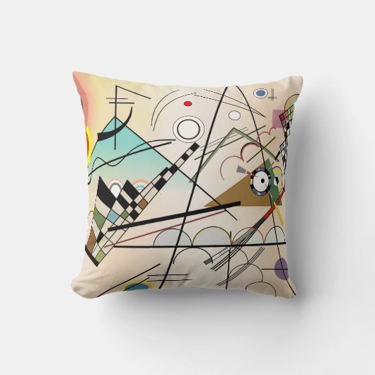 Composition VIII by Wassily Kandinsky クッション (正面)