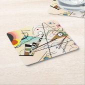 Composition VIII by Wassily Kandinsky スクエアペーパーコースター (アングル)