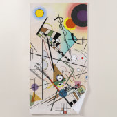 Composition VIII by Wassily Kandinsky ビーチタオル (正面)