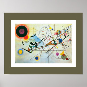 Composition VIII by Wassily Kandinsky ポスター