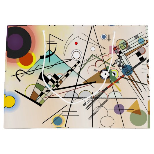 Composition VIII by Wassily Kandinsky ラージペーパーバッグ (正面)