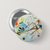 Composition VIII by Wassily Kandinsky 缶バッジ (正面&裏面)