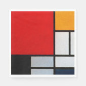 Composition with Large Red Plane スタンダードランチョンナプキン (正面)