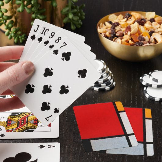 Composition with Large Red Plane トランプ (インサイチュ)